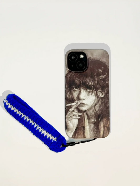 Cool Girl Phone Case & Short Phone Strap (iPhone 15)