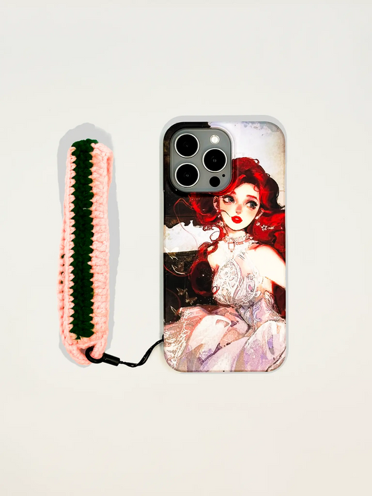 Arrogant Princess Phone Case & Short Phone Strap (iPhone 15 Pro Max)